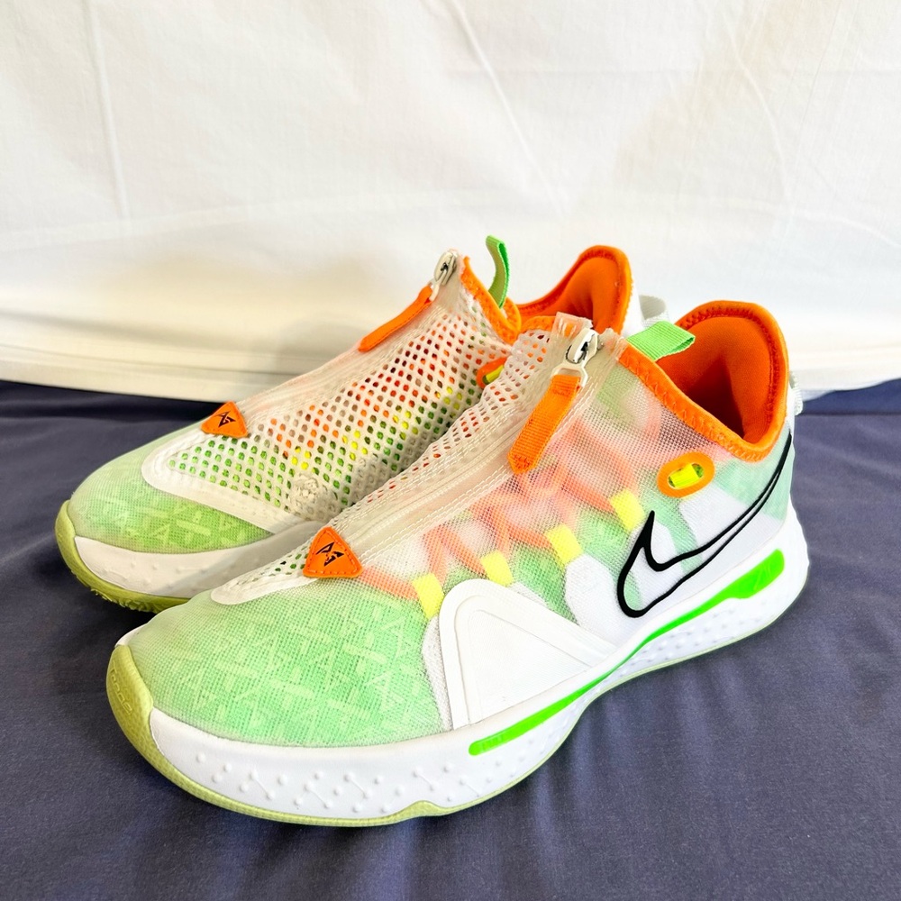 Nike PG 4 White Gatorade size 9.5 MEN’S BASKETBALL SHOES - Picture 3 of 8